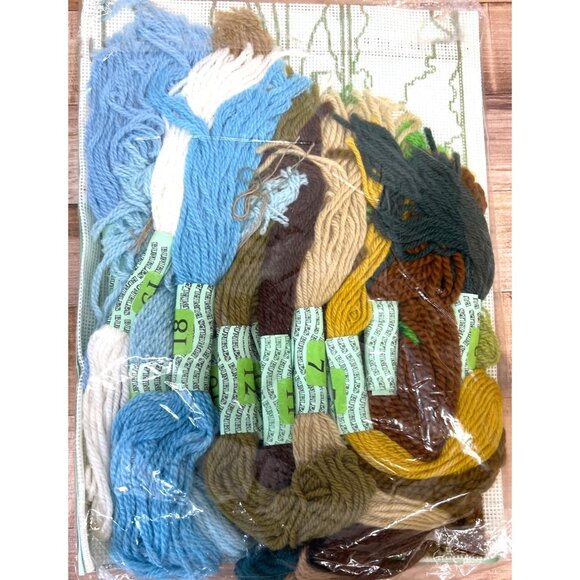 Bumbles Castle Landscape Tapestry Kit With Yarn & Canvas - Picture 3 of 4